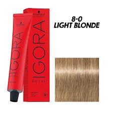 Schwarzkopf Igora Royal Colorist's Color Creme Tube 8-0 Light Blonde