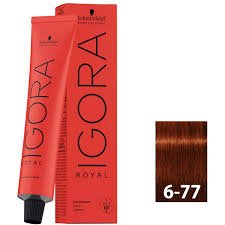 Schwarzkopf Igora Royal, 6-77 Dark Blonde Copper Extra, 60ml