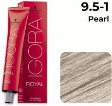 Schwarzkopf Professional Igora Royal Hair Color - 9.5-1 Pastel Ash Blonde